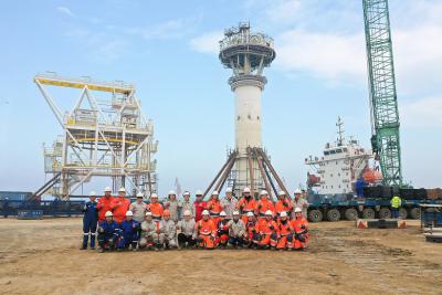 中海油陆丰内转塔建造项目
